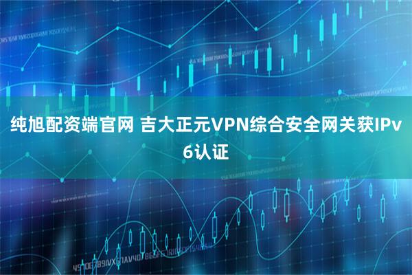 纯旭配资端官网 吉大正元VPN综合安全网关获IPv6认证